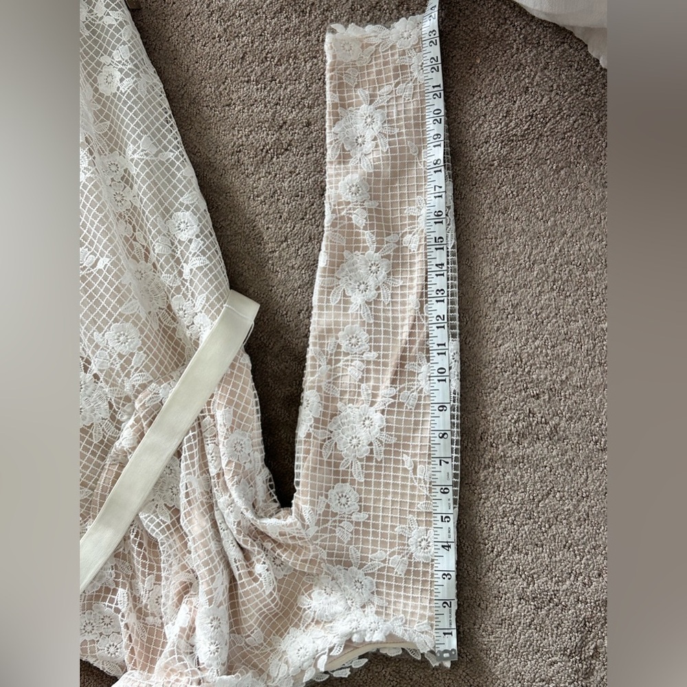 Tadashi Shoji Wedding Dress Size 14 fits like a 12 - Picture 13 of 16